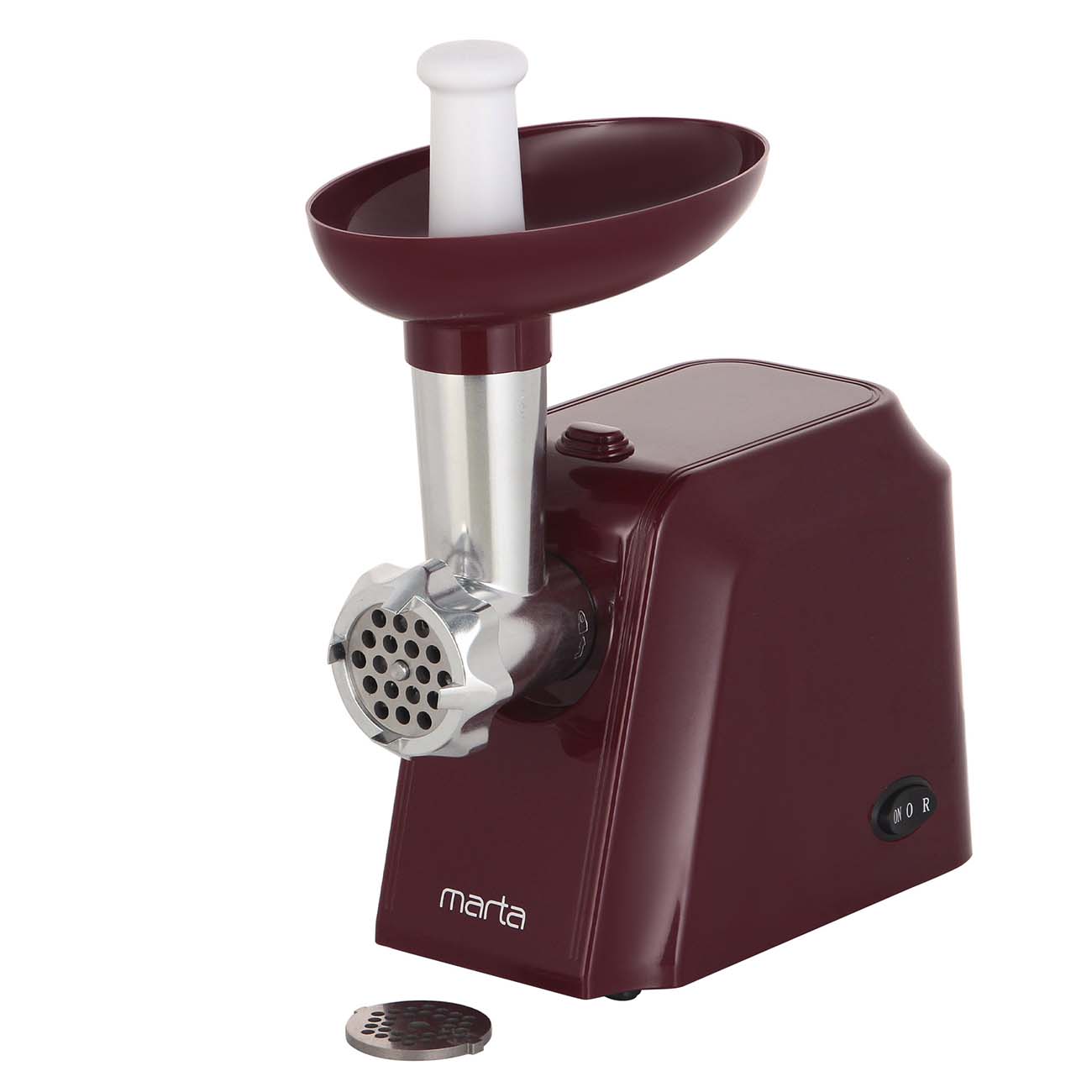 Электромясорубка Marta MT-2087 burgundy гранатовый