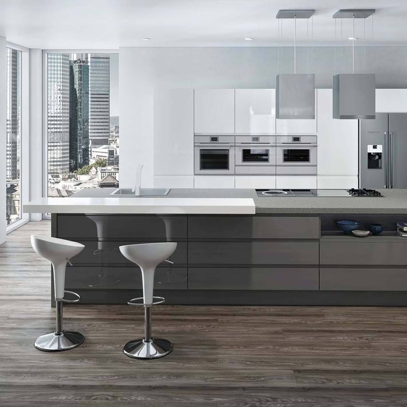 Электрический духовой шкаф Премиум Kuppersbusch B 6550.0 G4 золотой