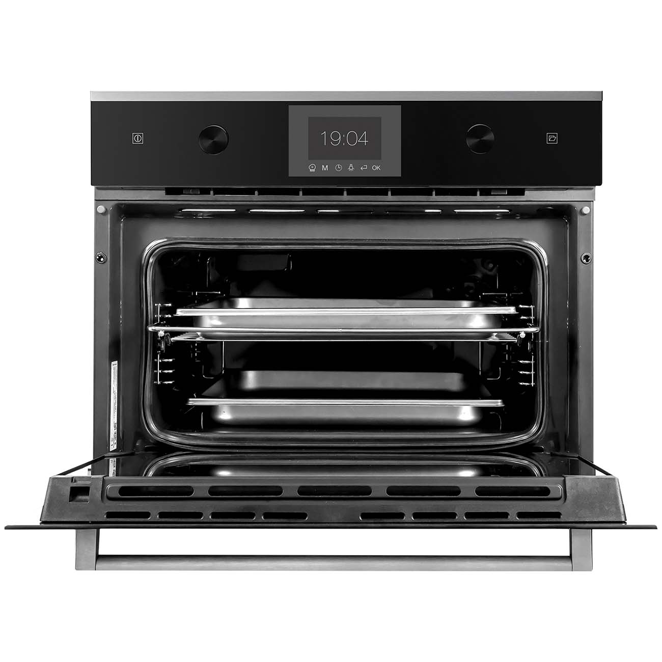 Встраиваемая пароварка Премиум Kuppersbusch CD 6350.0 S2 Black Chrome