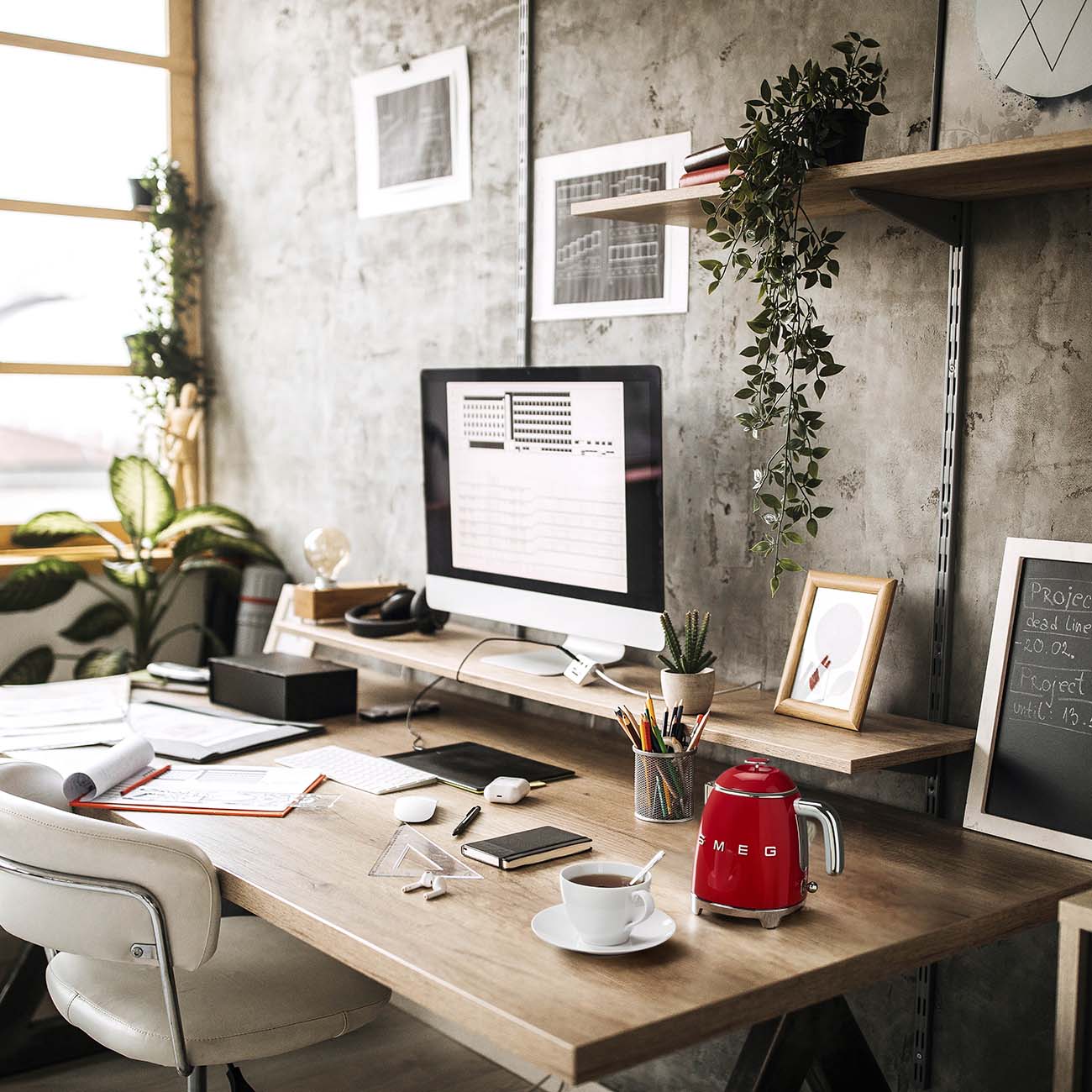 Электрочайник Smeg KLF05RDEU красный