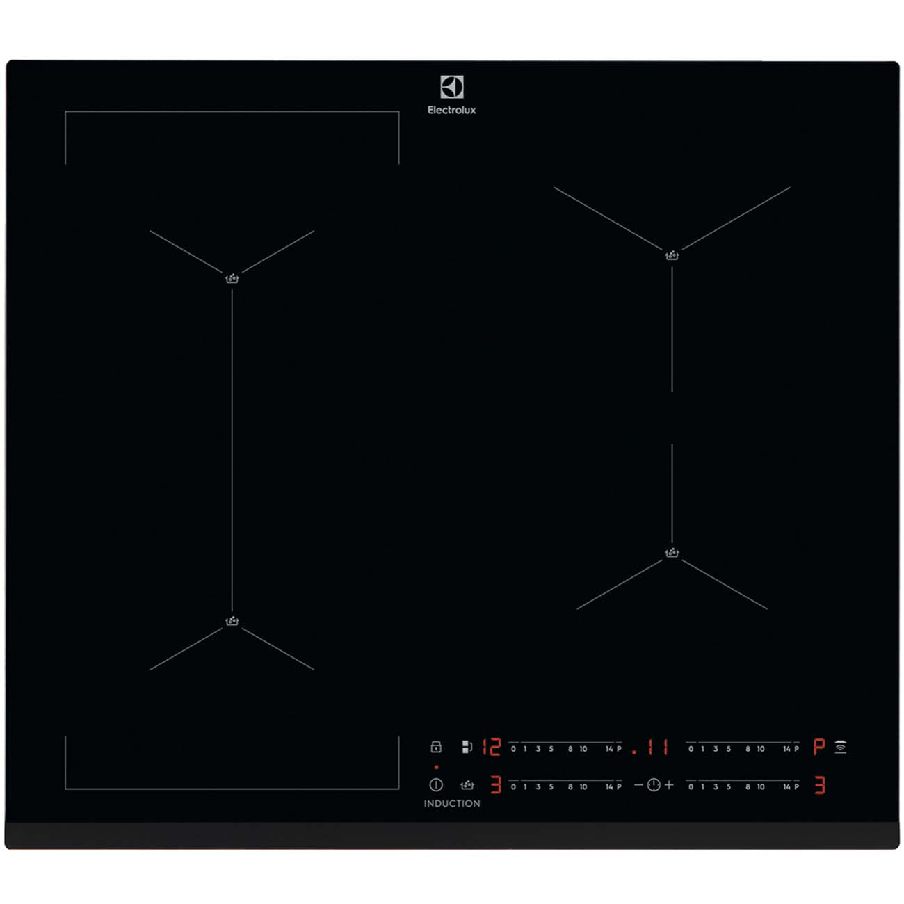 Встраиваемая индукционная панель независимая Electrolux SenseBoil IPES6451KF