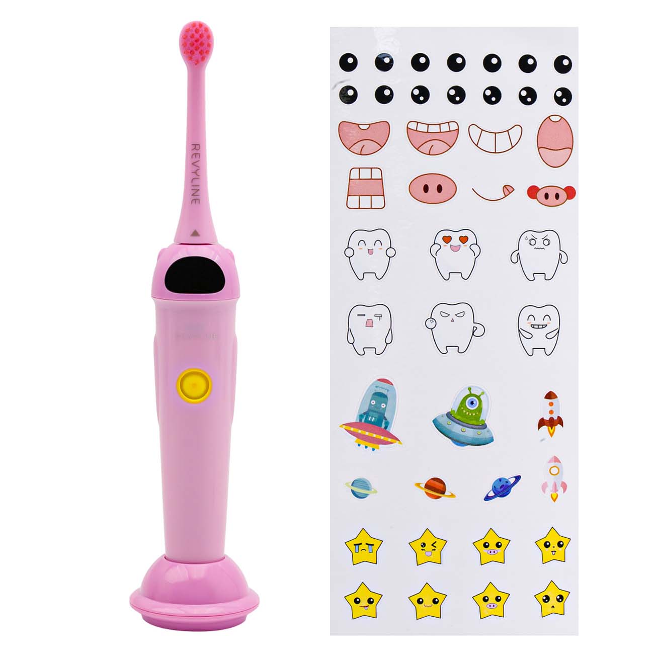 Электрическая зубная щетка Revyline RL020 цвет розовый