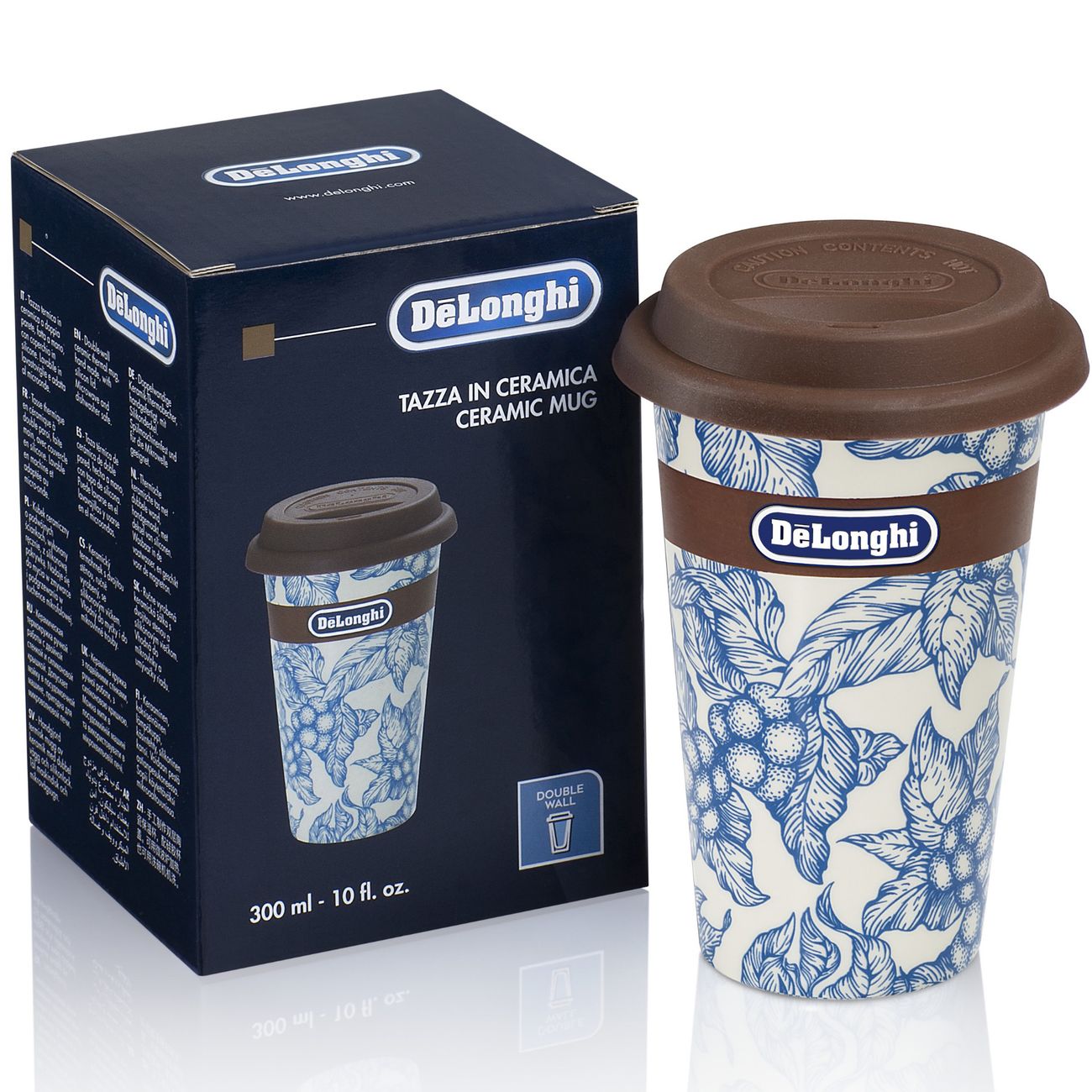 Термокружка DeLonghi Blu flower DLSC064