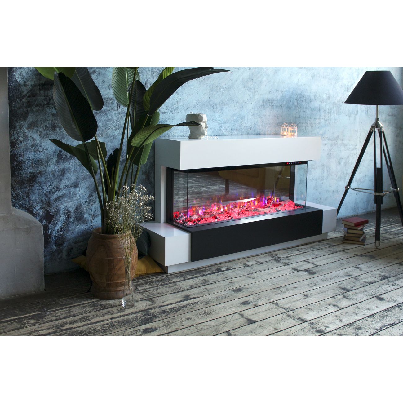 Электрокамин RealFlame ONYX 50 BL+Houston 50