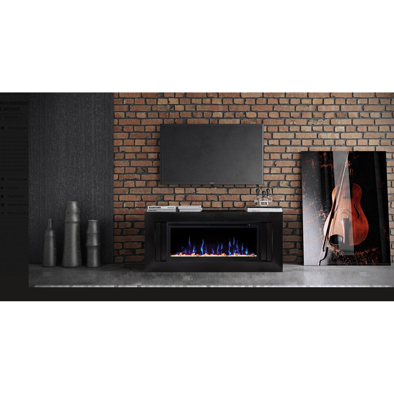 Электрокамин RealFlame SAPHIR-S 50+Stockholm 50 BLM