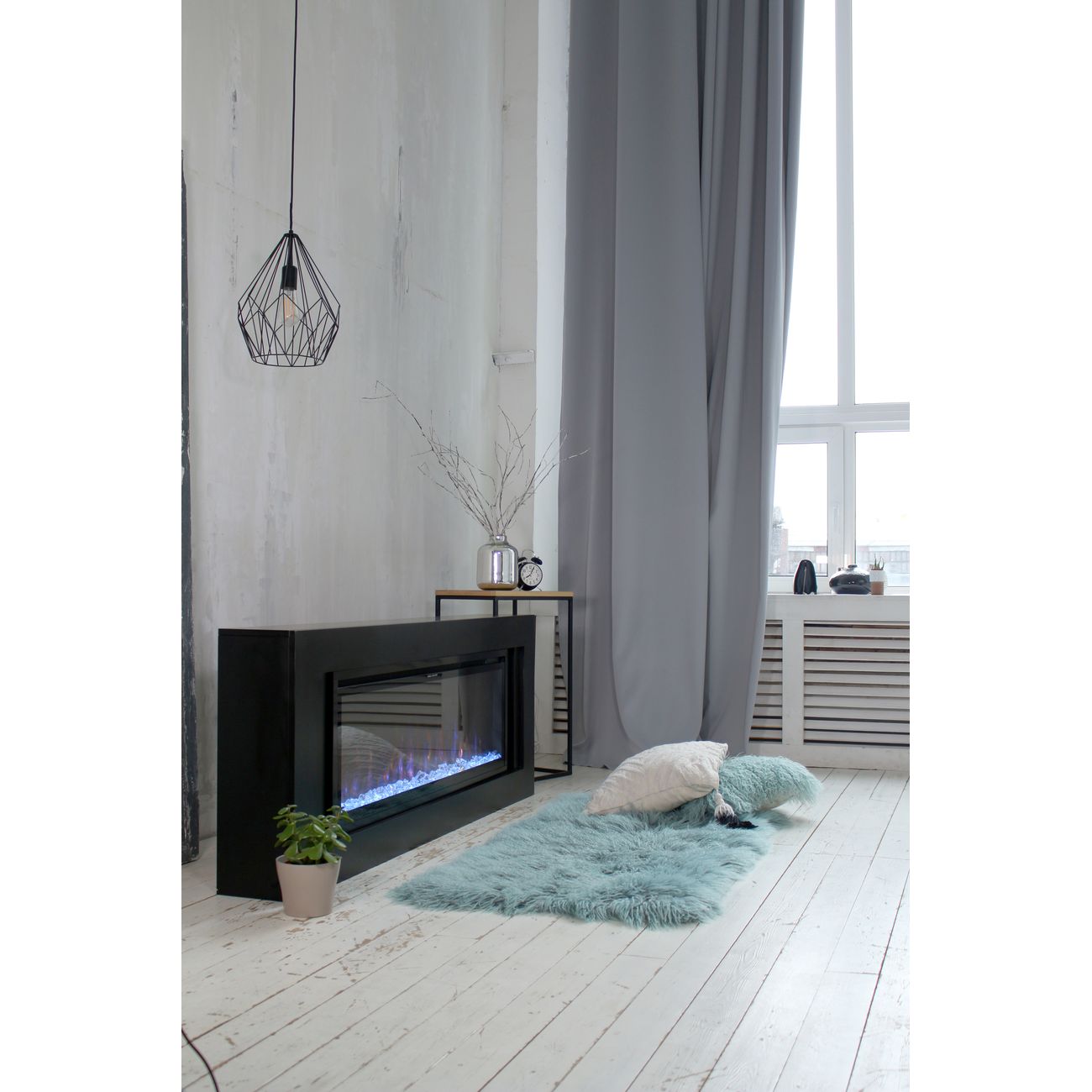 Электрокамин RealFlame SAPHIR-S 50+Stockholm 50 BLM