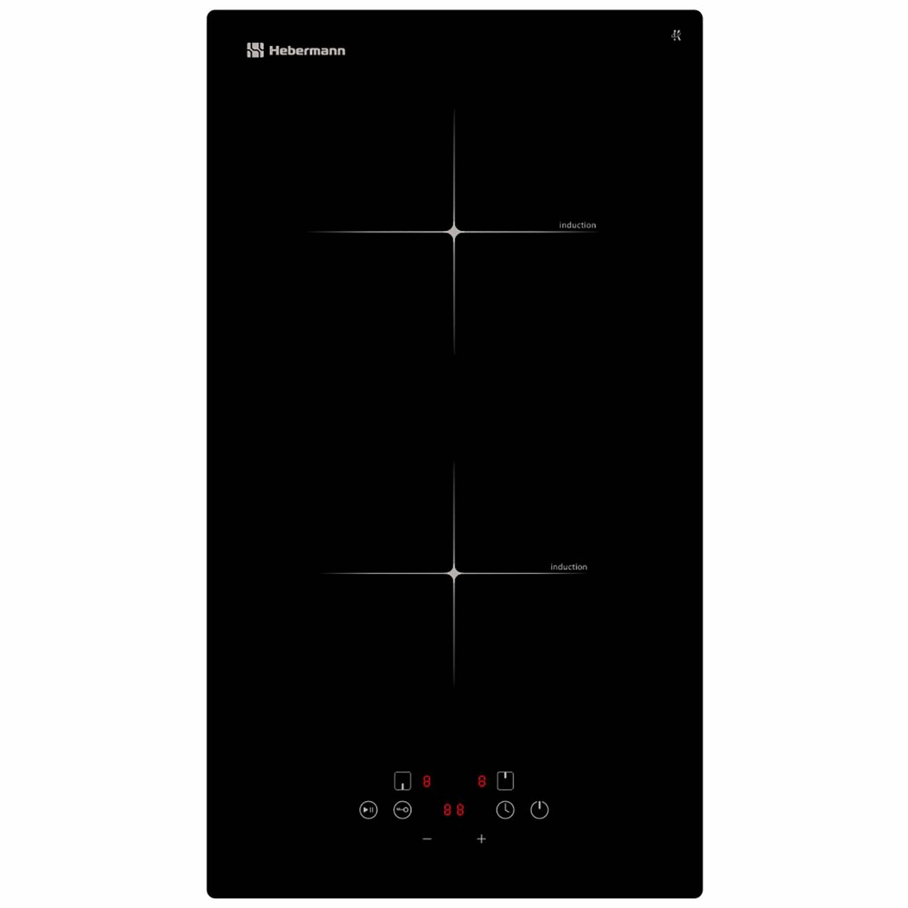 Встраиваемая индукционная панель независимая Hebermann HBKI 3020.1 B фото