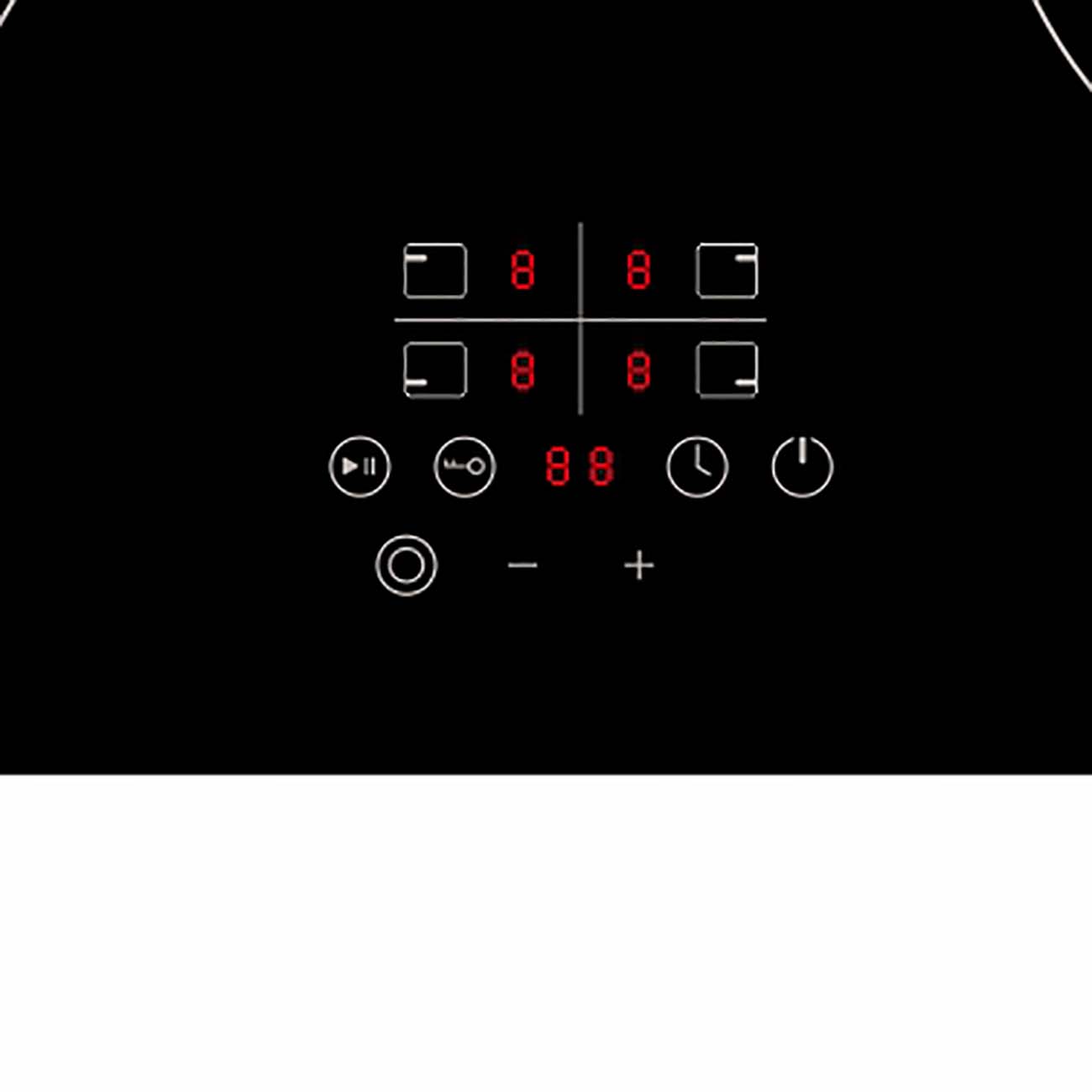 Встраиваемая электрическая панель Hebermann HBKC 6041.1 B