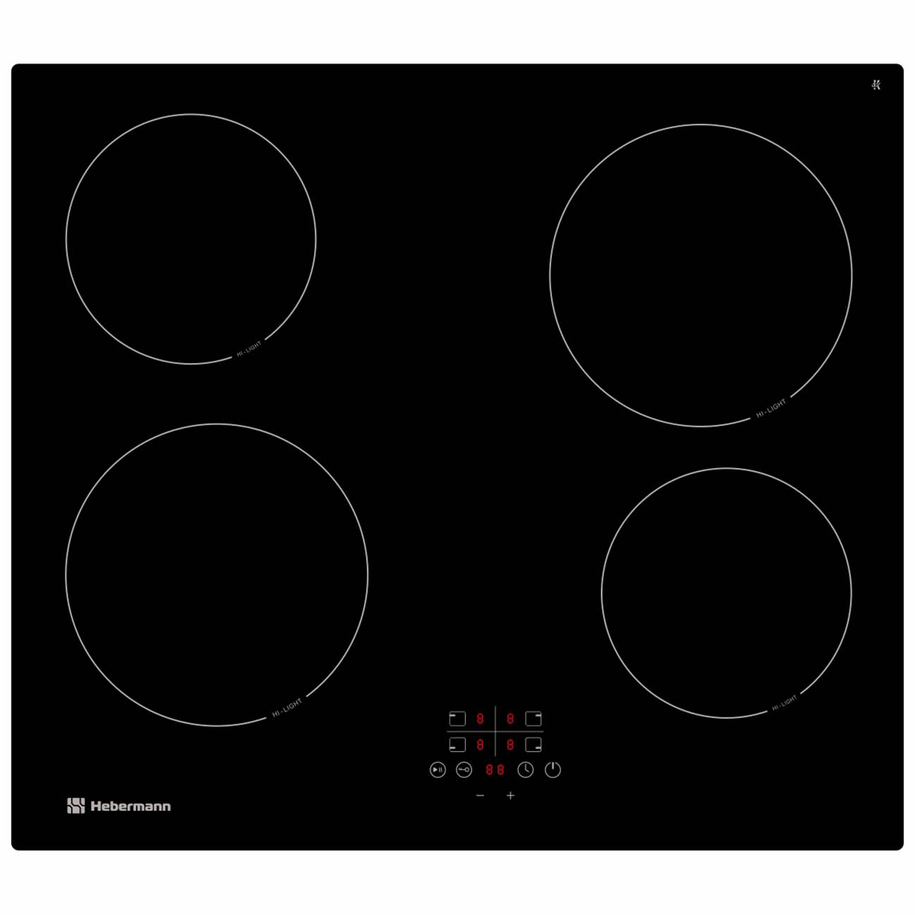Встраиваемая электрическая панель Hebermann HBKC 6040.1 B
