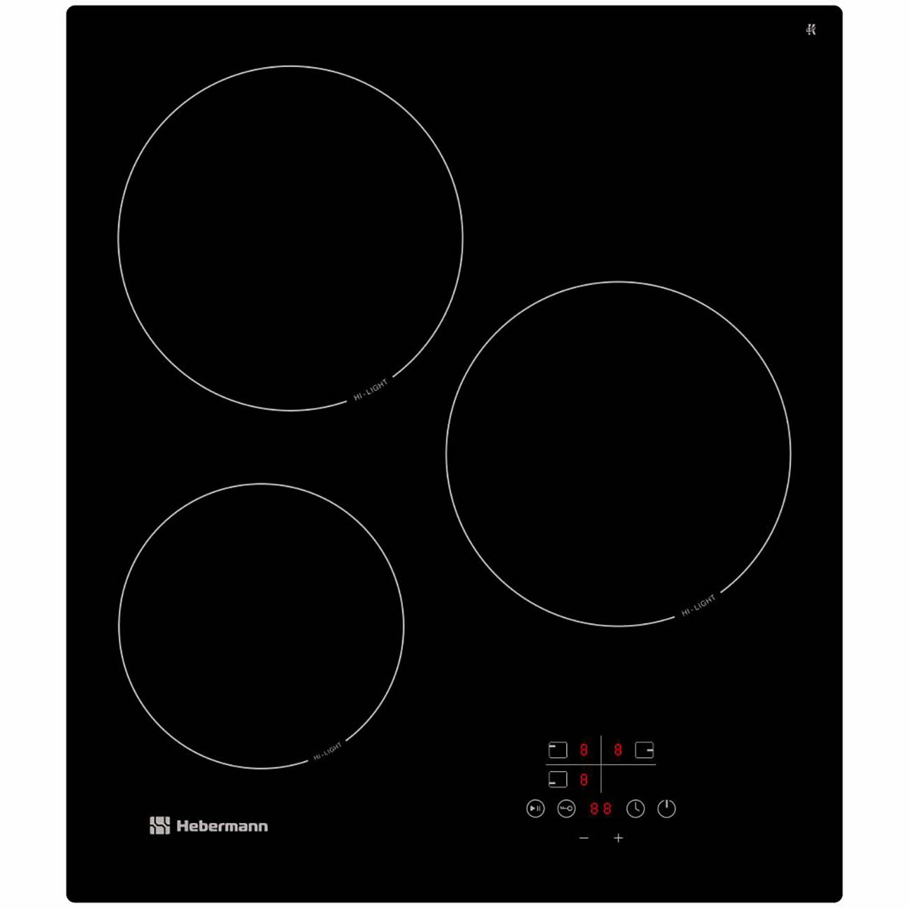Встраиваемая электрическая панель Hebermann HBKC 4530.1 B