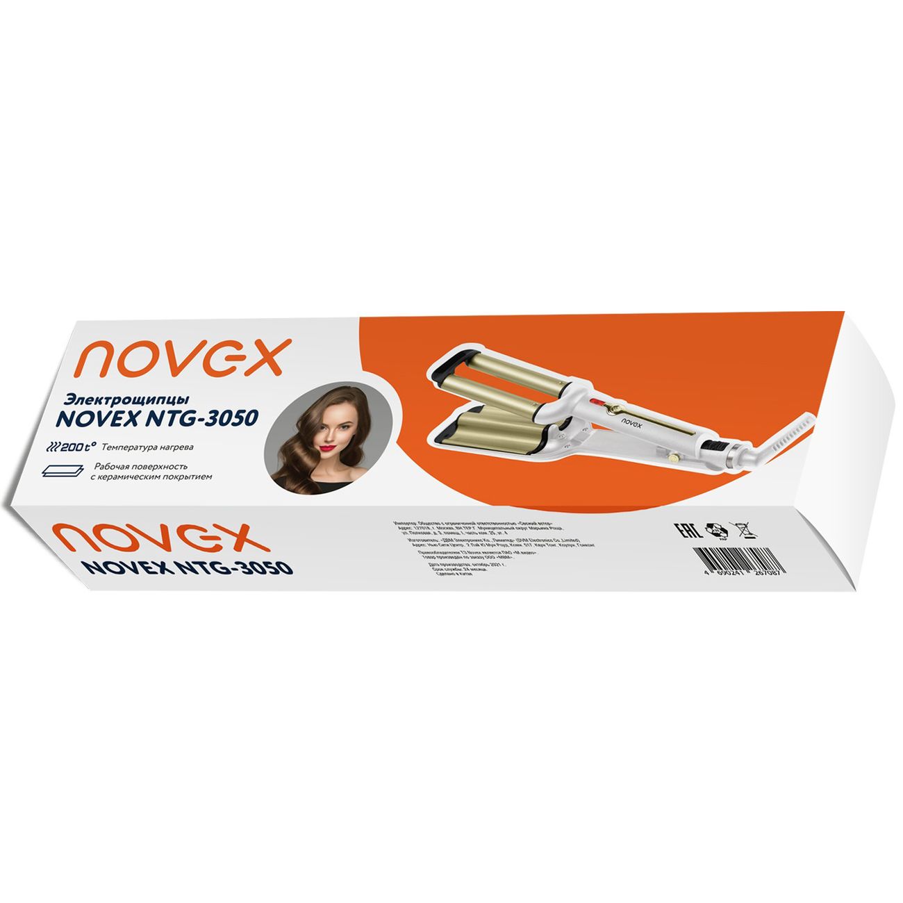 Щипцы для завивки Novex Тройная волна NTG-3050