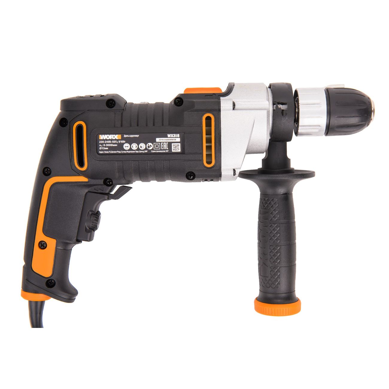 Дрель ударная WORX WX318