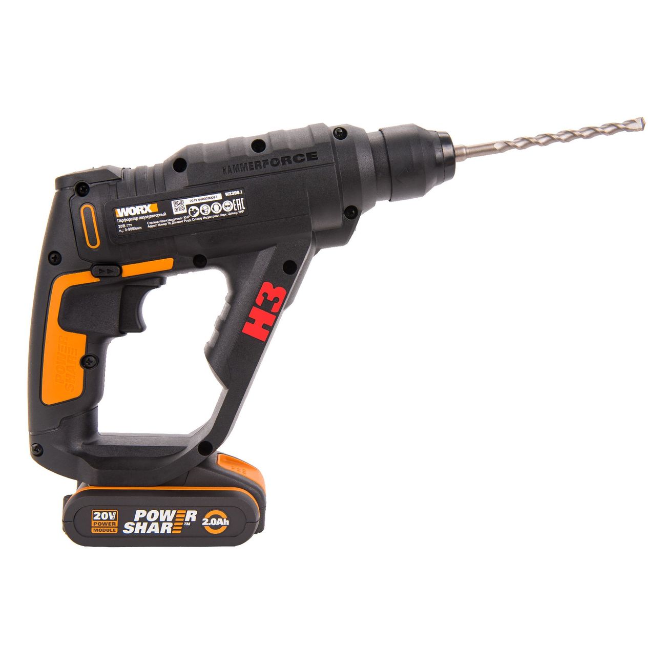 Перфоратор WORX WX390.1