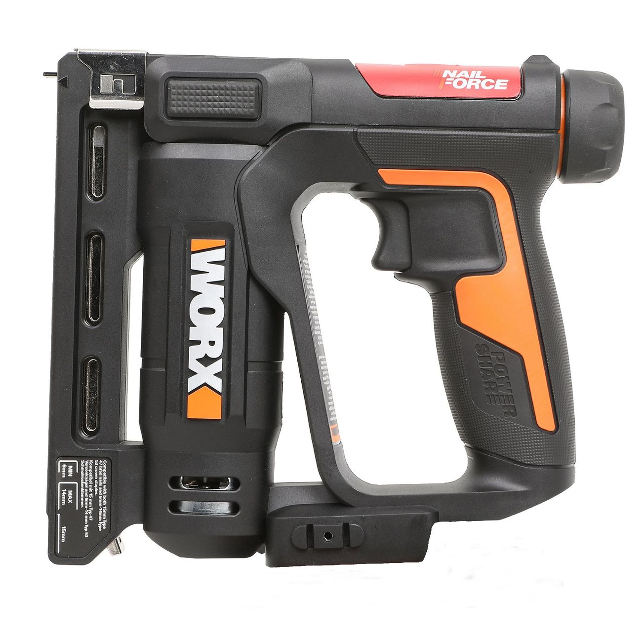Степлер аккумуляторный WORX WX843.9 фото