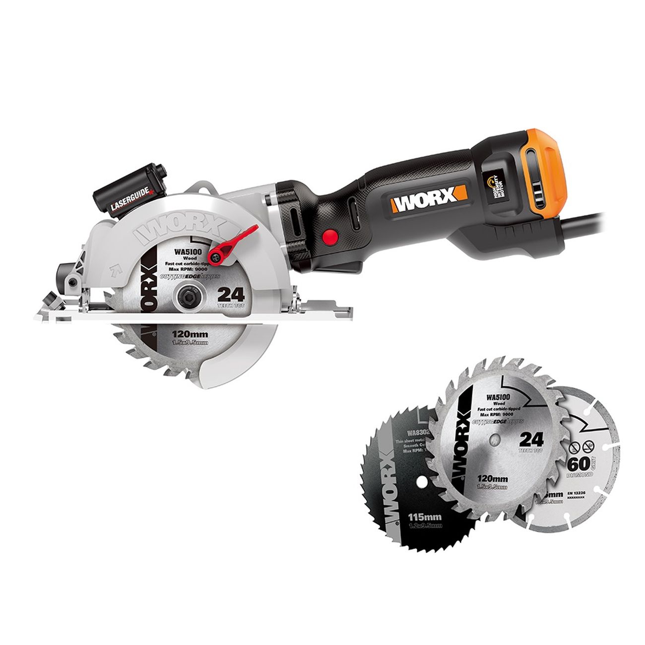 Электропила циркулярная WORX WX437