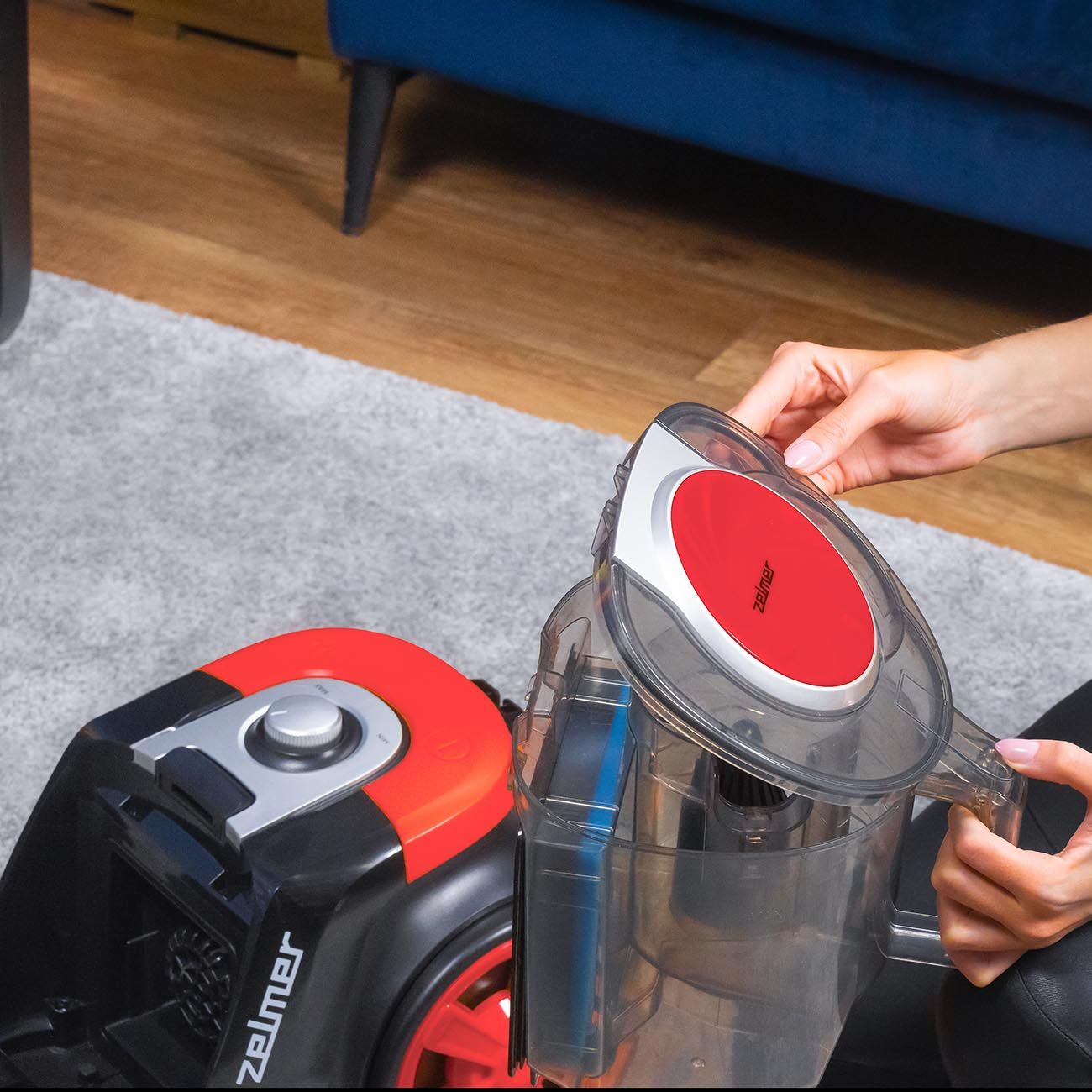 Пылесос с контейнером для пыли Zelmer KRZYS ZVC021P