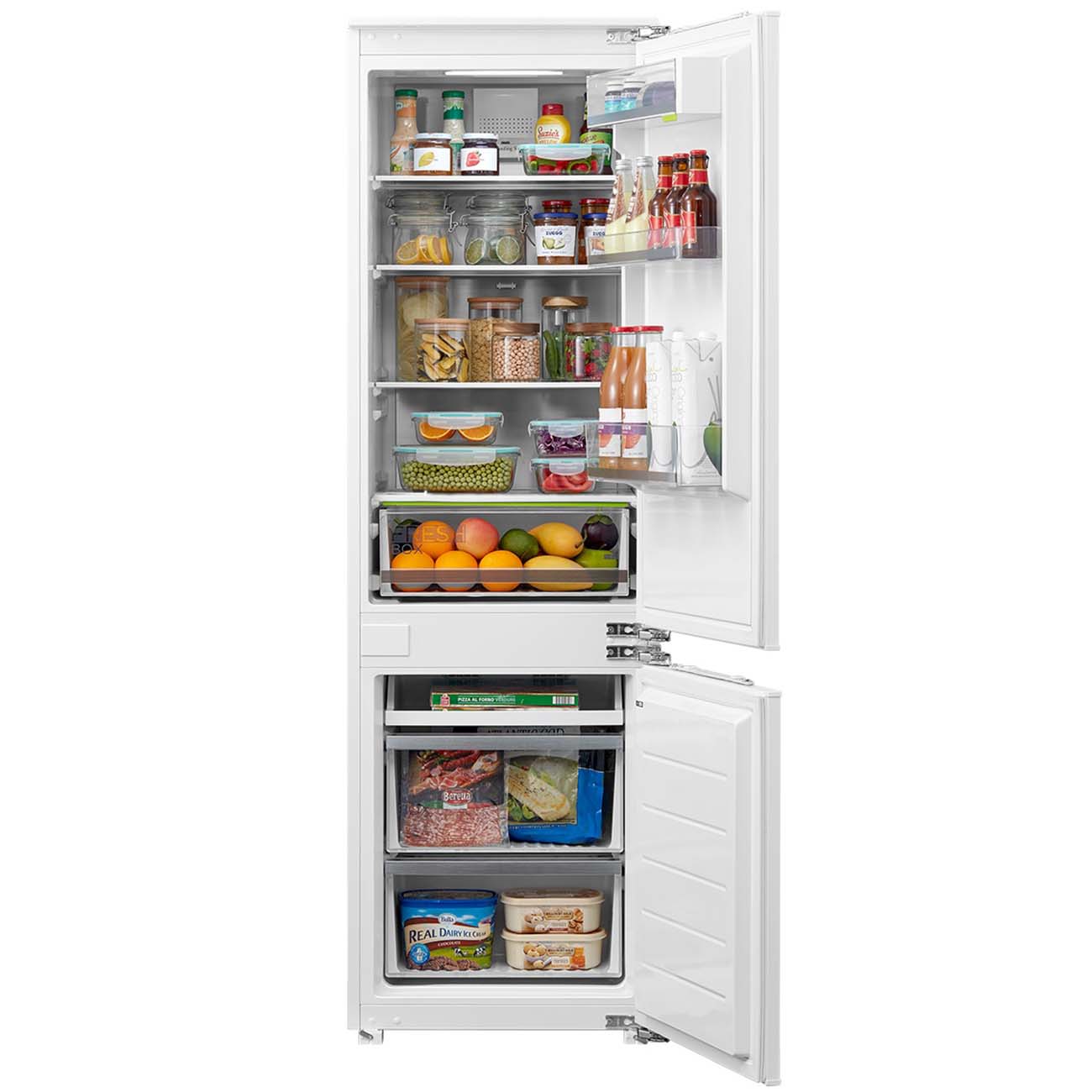 Встраиваемый холодильник комби Midea MDRE354FGF01M фото