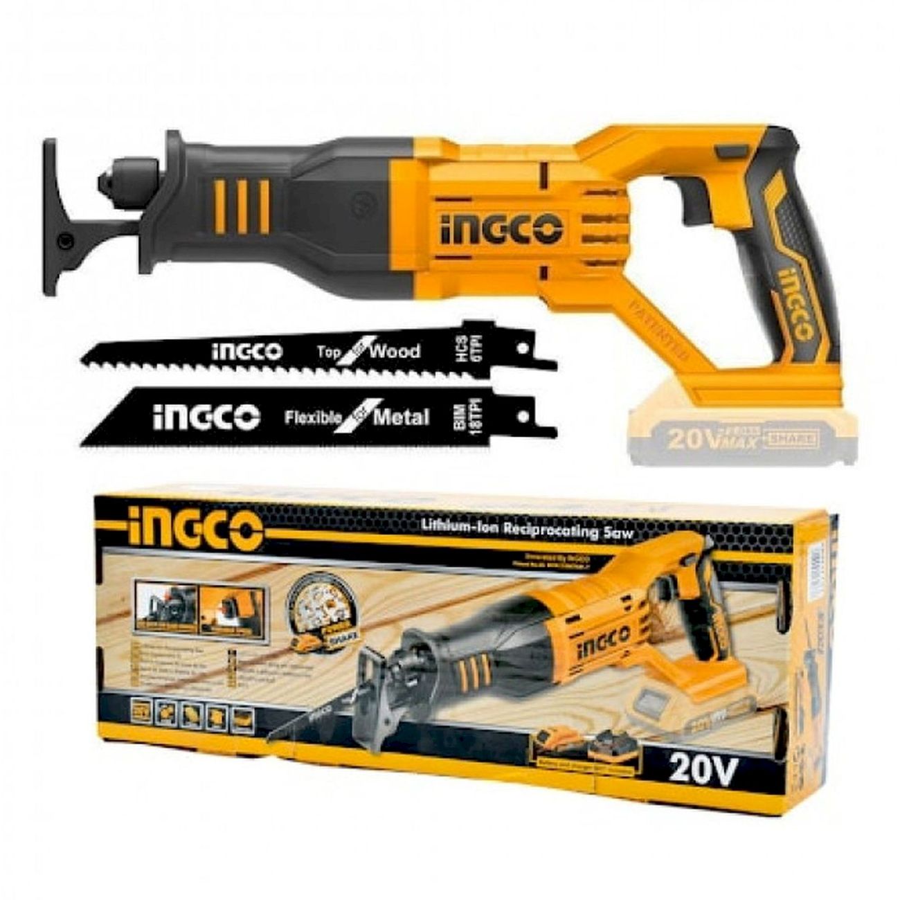 Электропила сабельная INGCO CRSLI1151