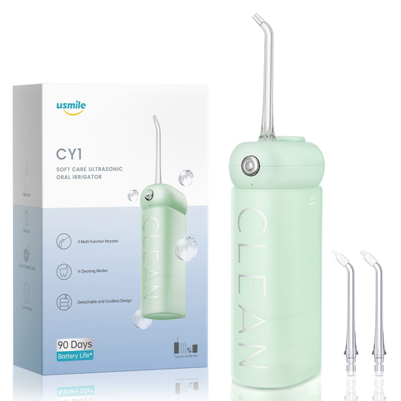 Ирригатор usmile Soft Care Ultrasonic  CY1 - Green фото