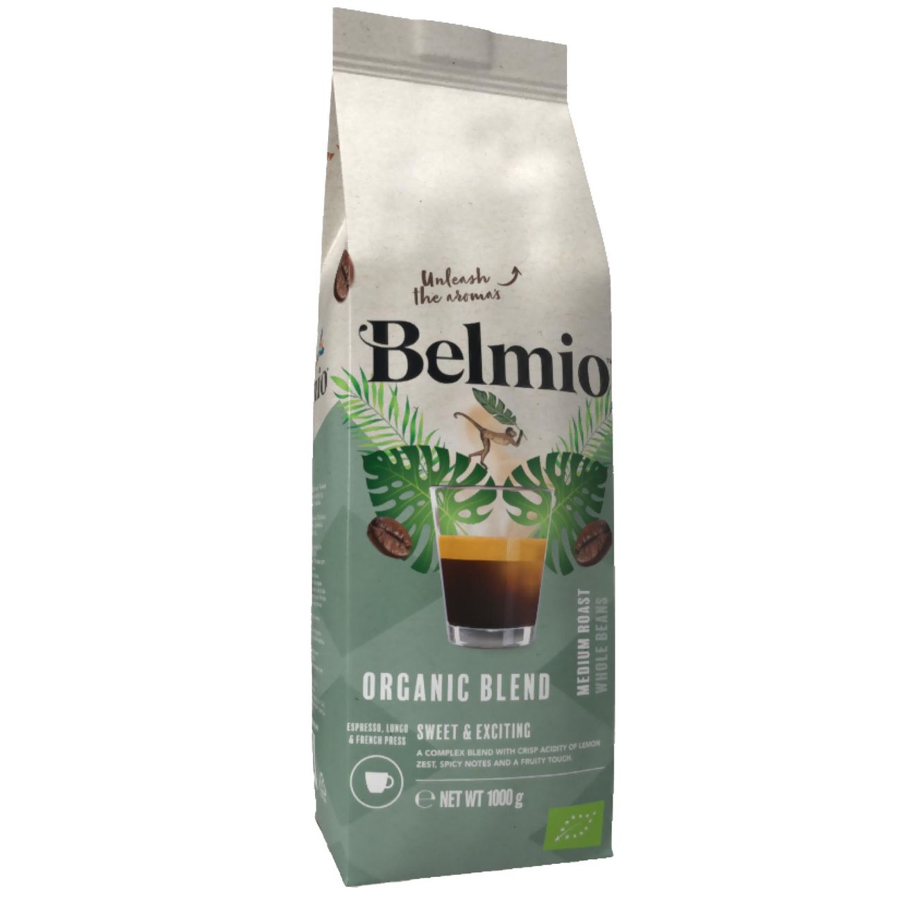 Кофе в зернах Belmio Organic Blend 1кг фото