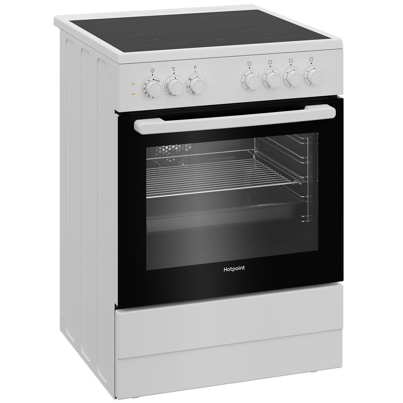 Электрическая плита Hotpoint HS6V5PHW фото