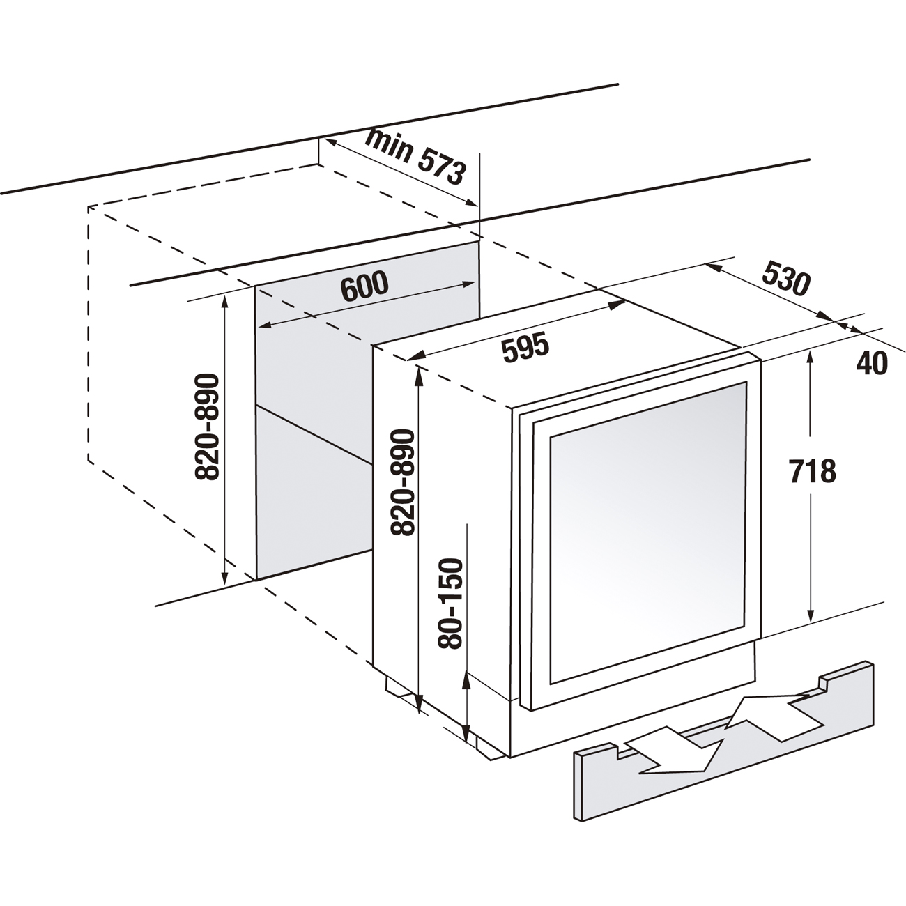 Встраиваемый винный шкаф Kuppersbusch FWKU 1800.0 S5