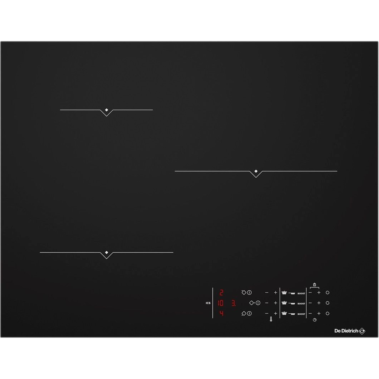 Встраиваемая индукционная панель независимая Премиум De Dietrich DPI7540B