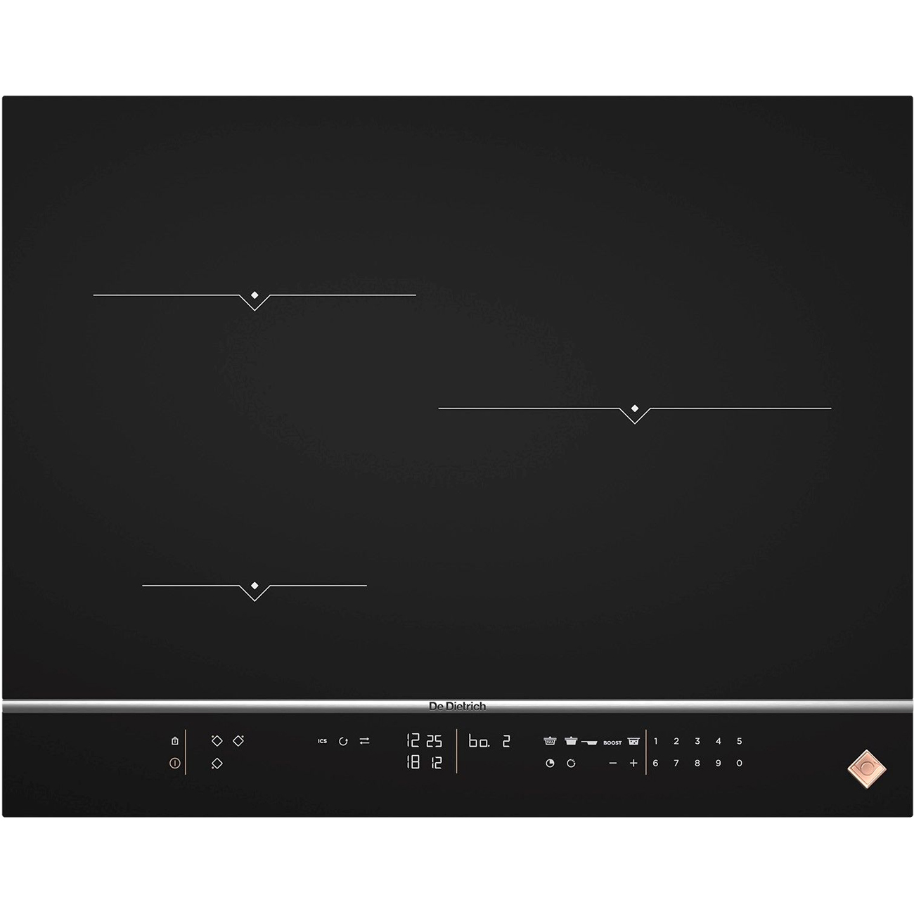 Встраиваемая индукционная панель независимая Премиум De Dietrich DPI7572X