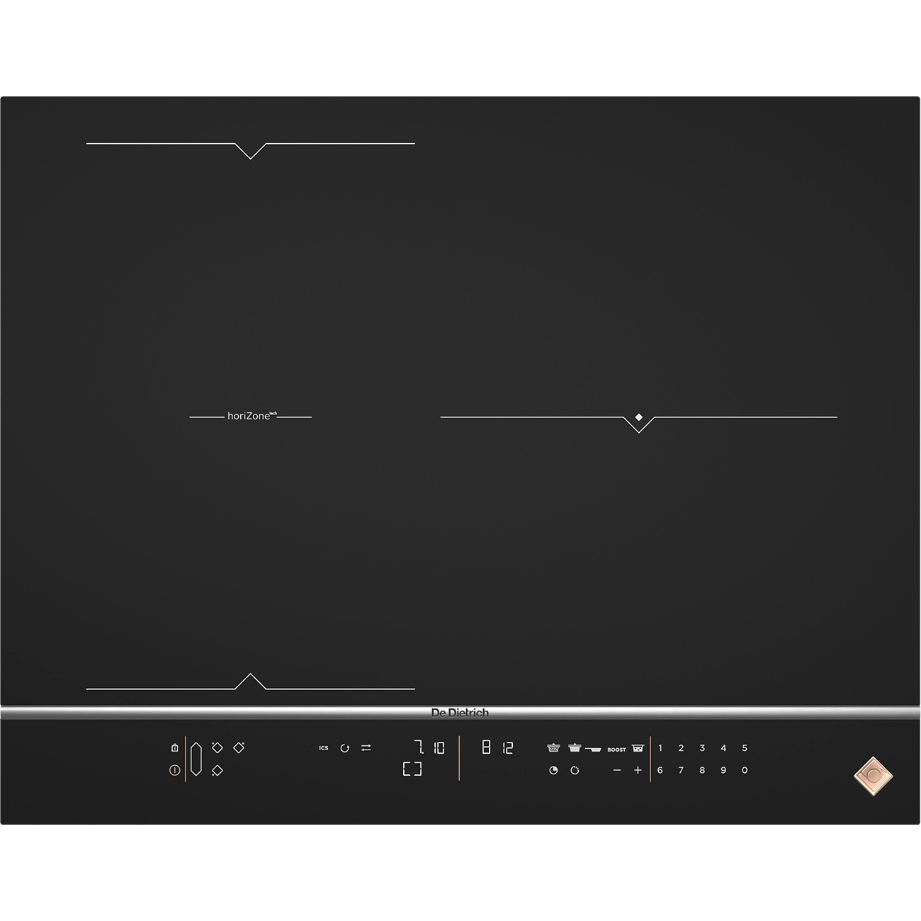Встраиваемая индукционная панель независимая Премиум De Dietrich DPI7584X
