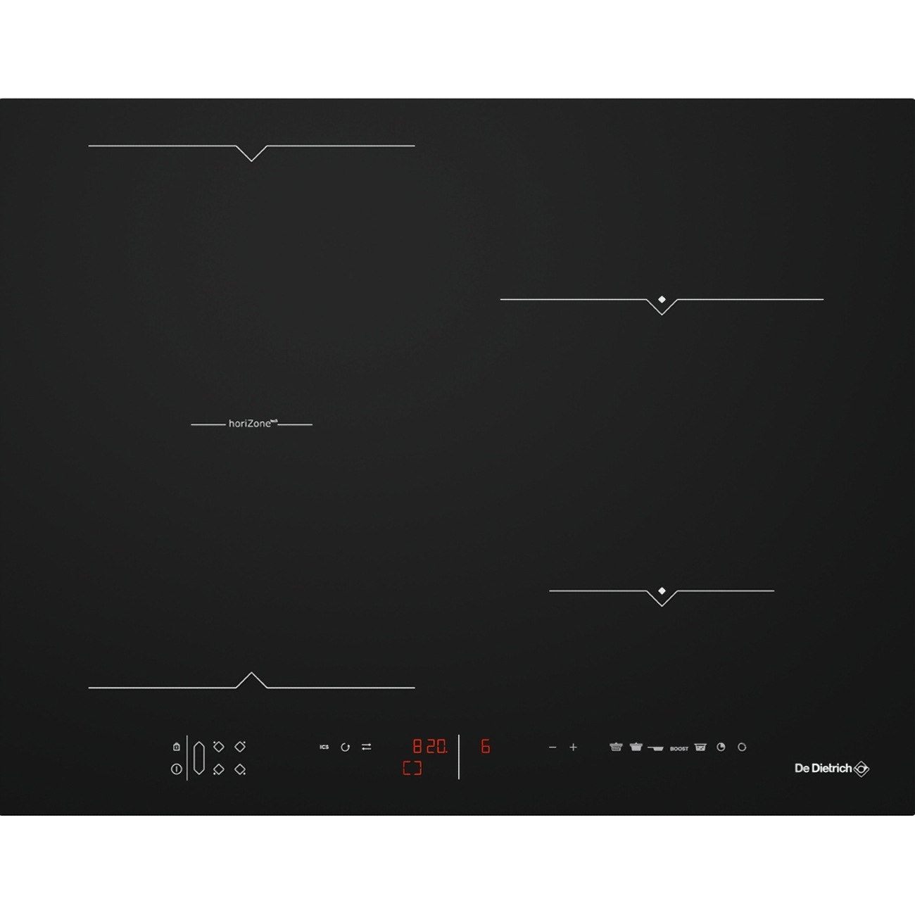 Встраиваемая индукционная панель независимая Премиум De Dietrich DPI7654B