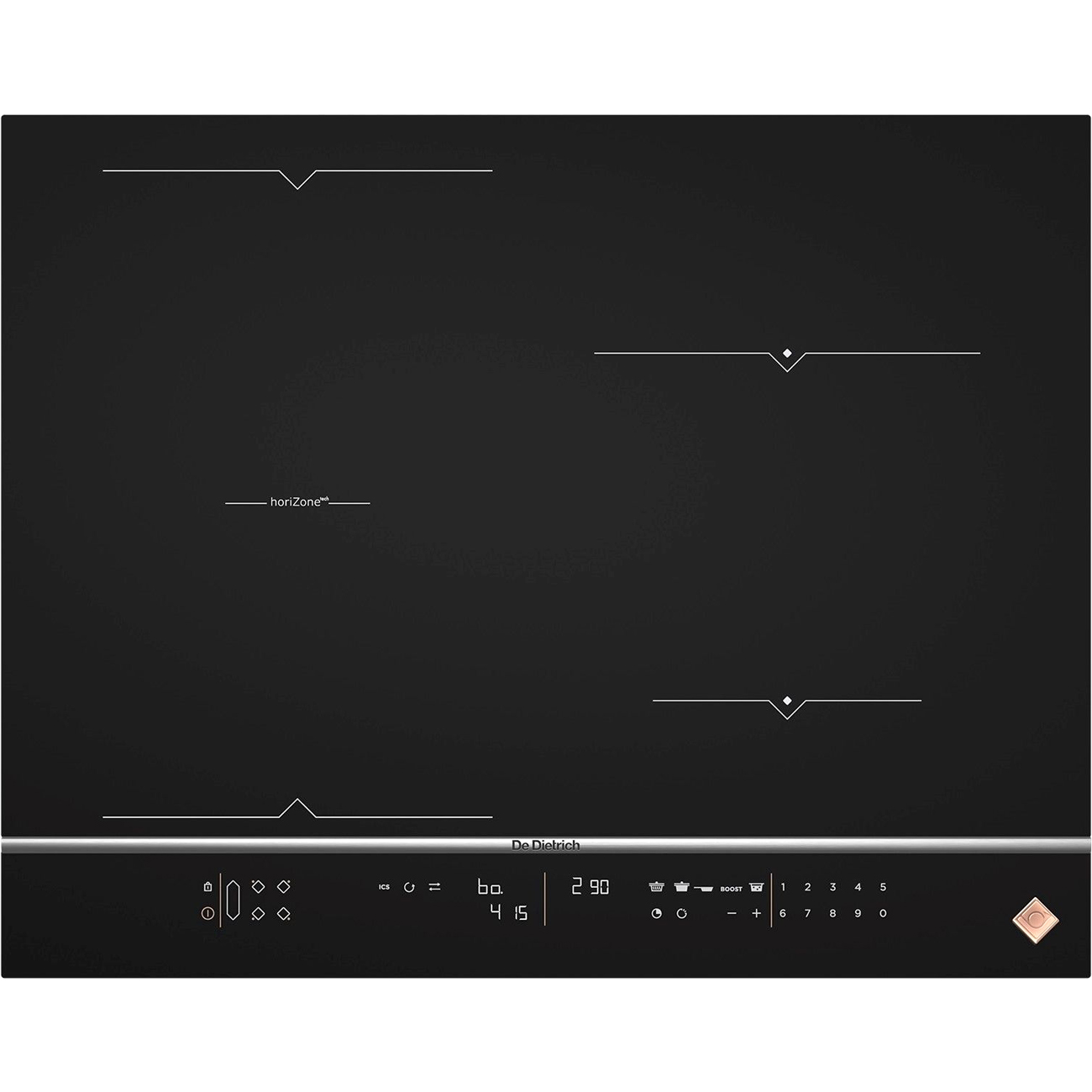 Встраиваемая индукционная панель независимая Премиум De Dietrich DPI7684X
