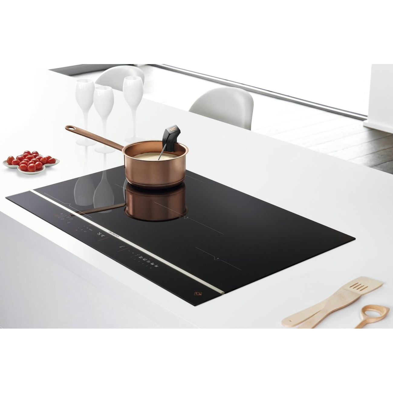 Встраиваемая индукционная панель независимая Премиум De Dietrich DPI7684X