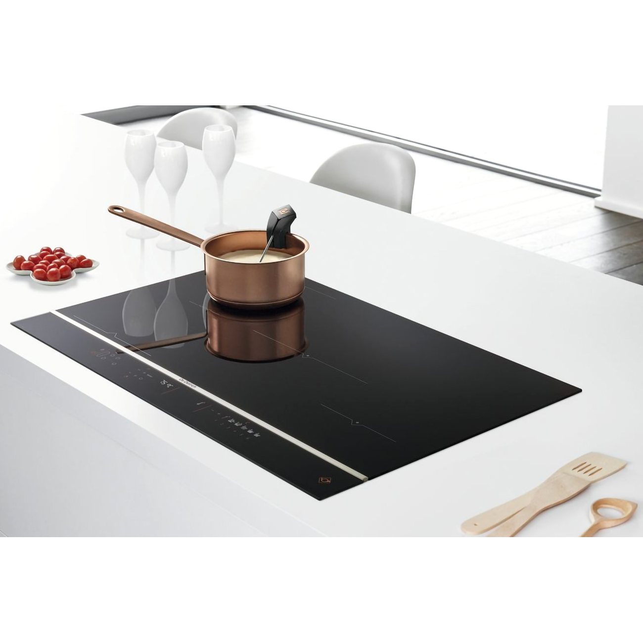 Встраиваемая индукционная панель независимая Премиум De Dietrich DPI7684XT