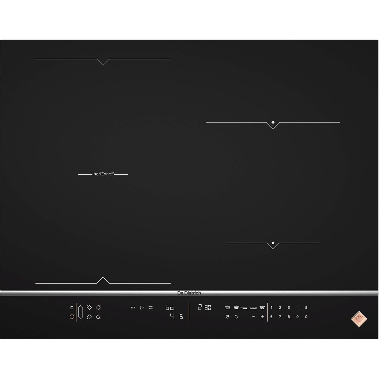 Встраиваемая индукционная панель независимая Премиум De Dietrich DPI7686XP