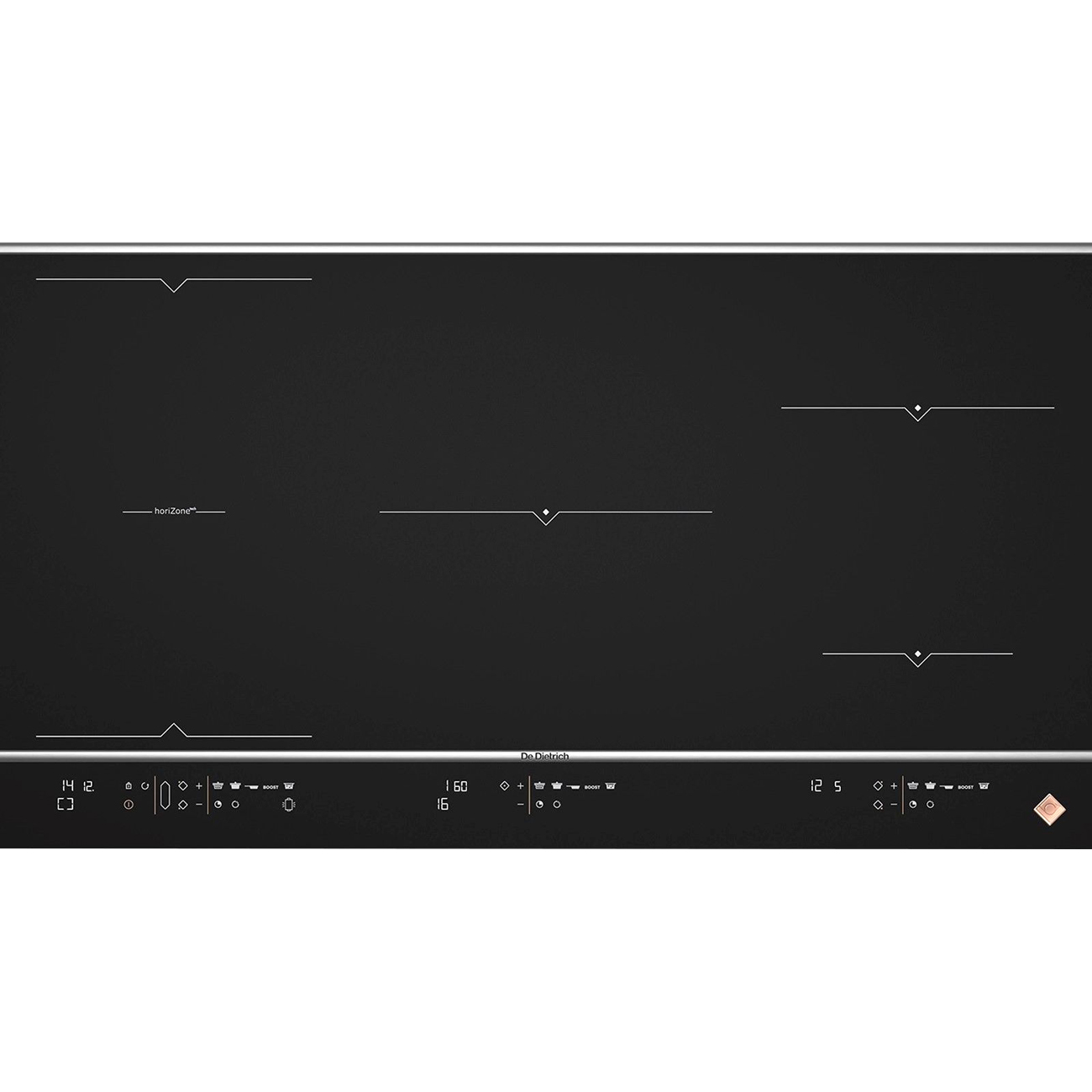 Встраиваемая индукционная панель независимая Премиум De Dietrich DPI7966XS