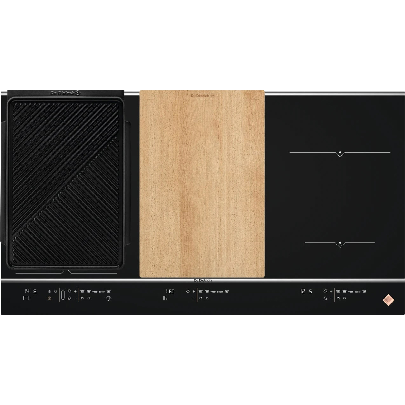 Встраиваемая индукционная панель независимая Премиум De Dietrich DPI7966XS