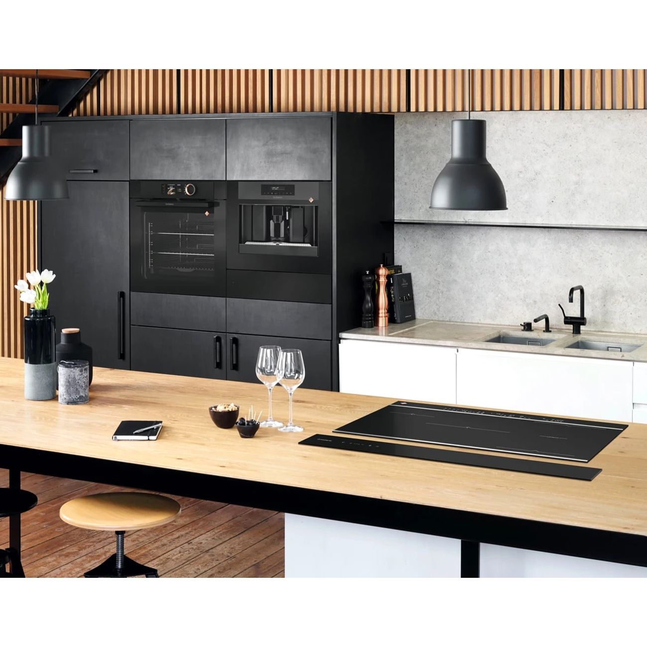 Встраиваемая индукционная панель независимая Премиум De Dietrich DPI7966XS