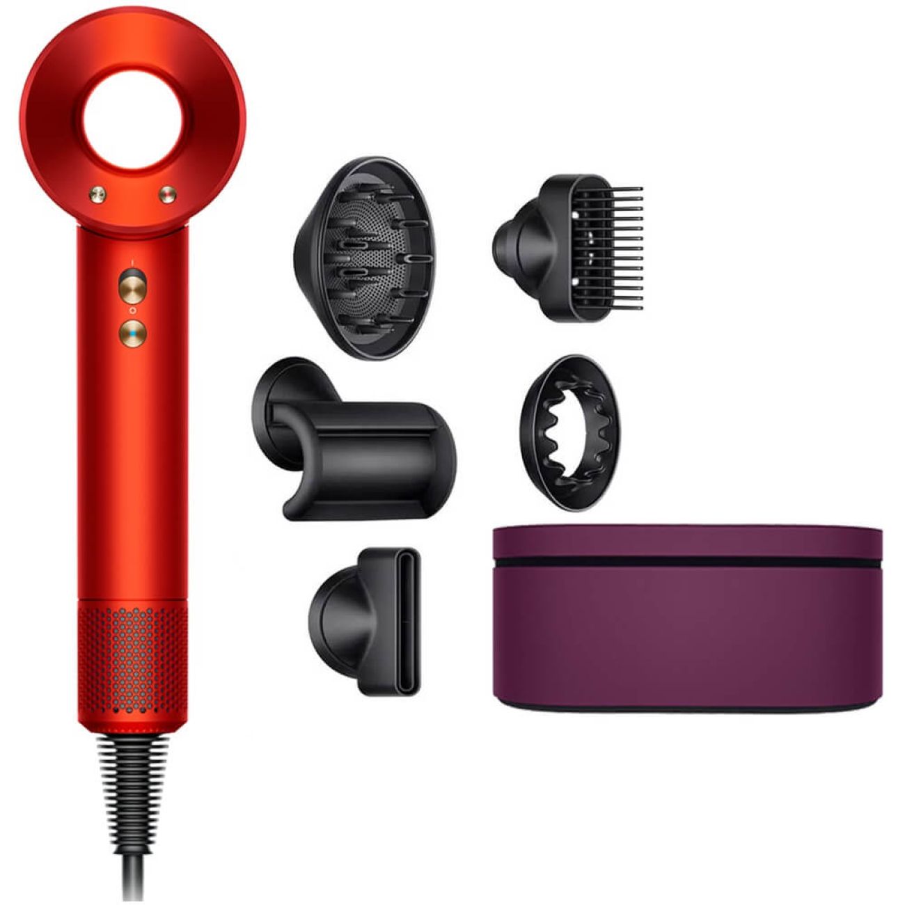 Фен Dyson HD07 Topaz Orange Gift Edition + кейс фото