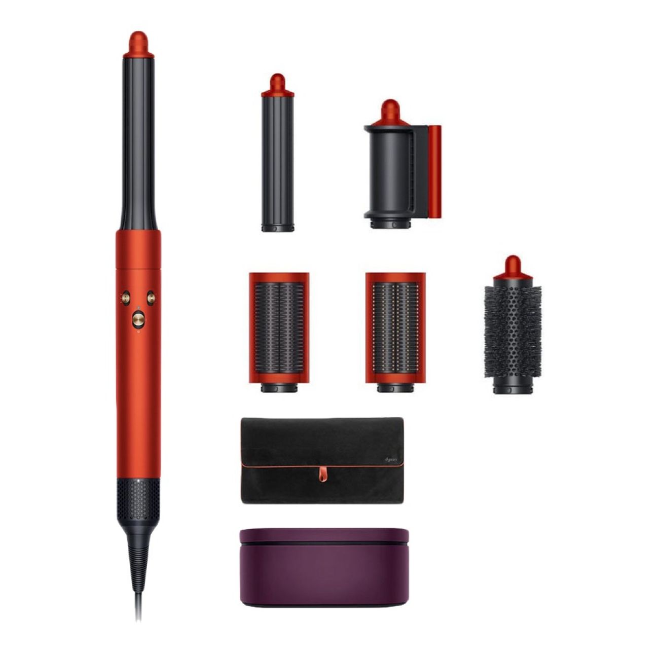 Стайлер Dyson HS05 Airwrap Complete Long Topaz Orange + кейс фото