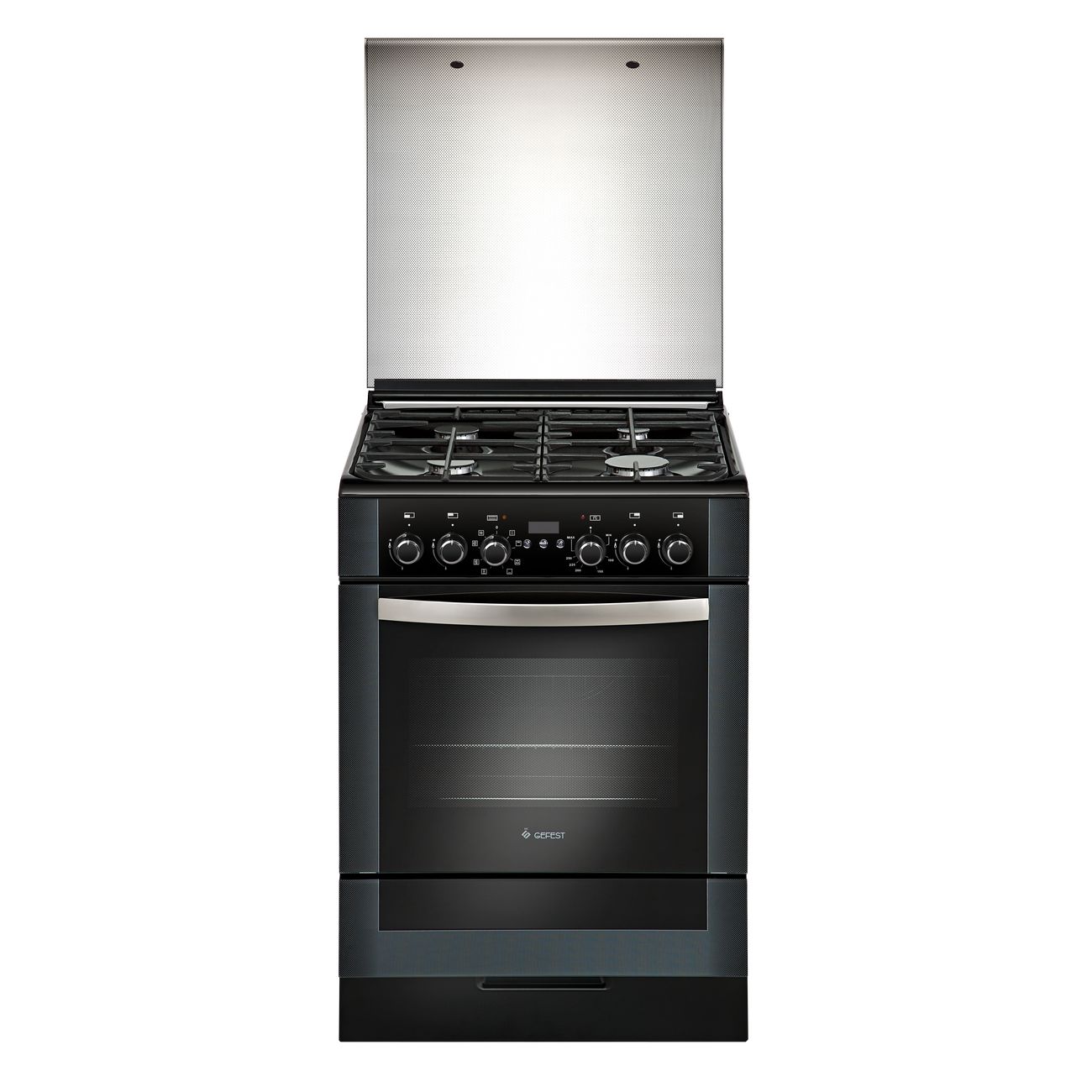 Комбинированная плита Gefest ПГЭ 6302-04 0046 черная