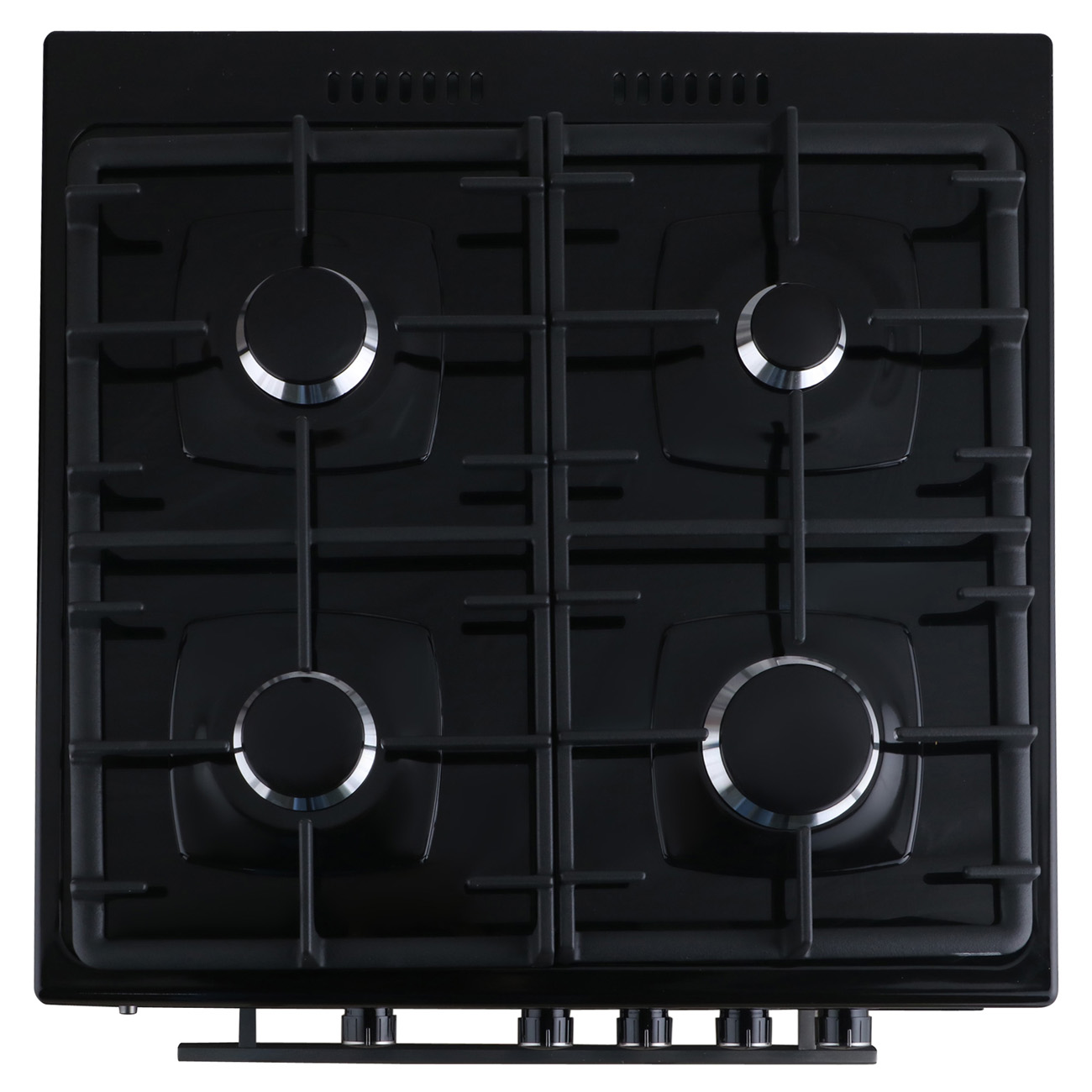 Газовая плита Gefest ПГ 6500-04 0169 черная/нержавеющая сталь