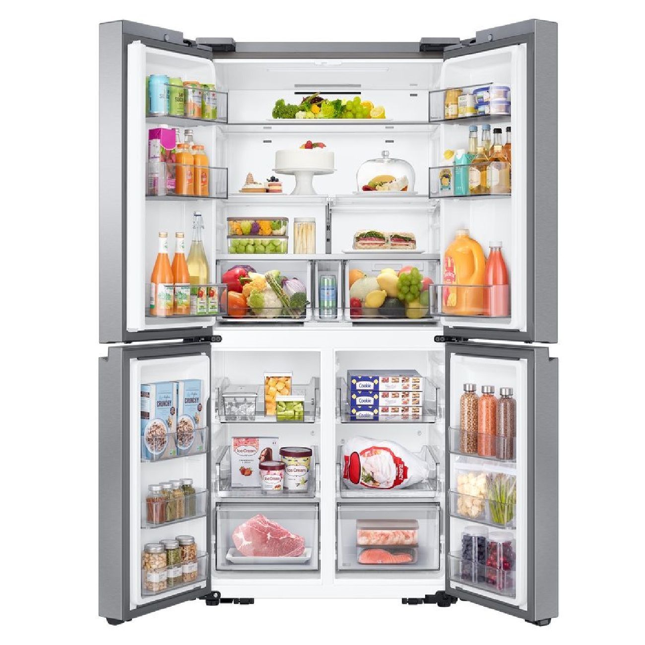 Холодильник многодверный Samsung RF65DG90B0SRWT