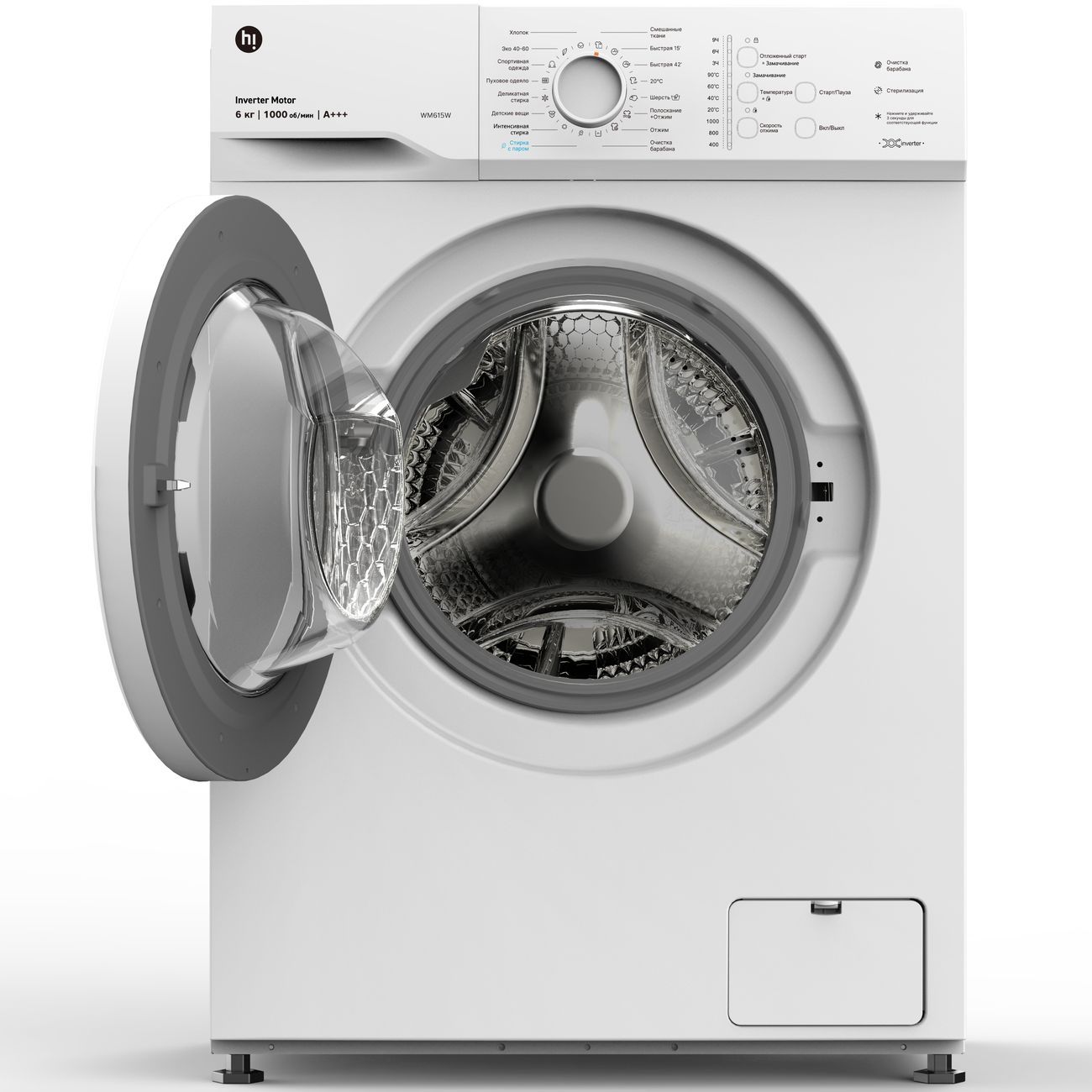 Стиральная машина узкая Hi WM615W