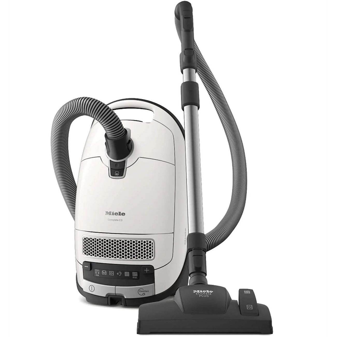 Пылесос с пылесборником Miele Complete C3 Silence Lotus white EcoLine 550Вт Wh