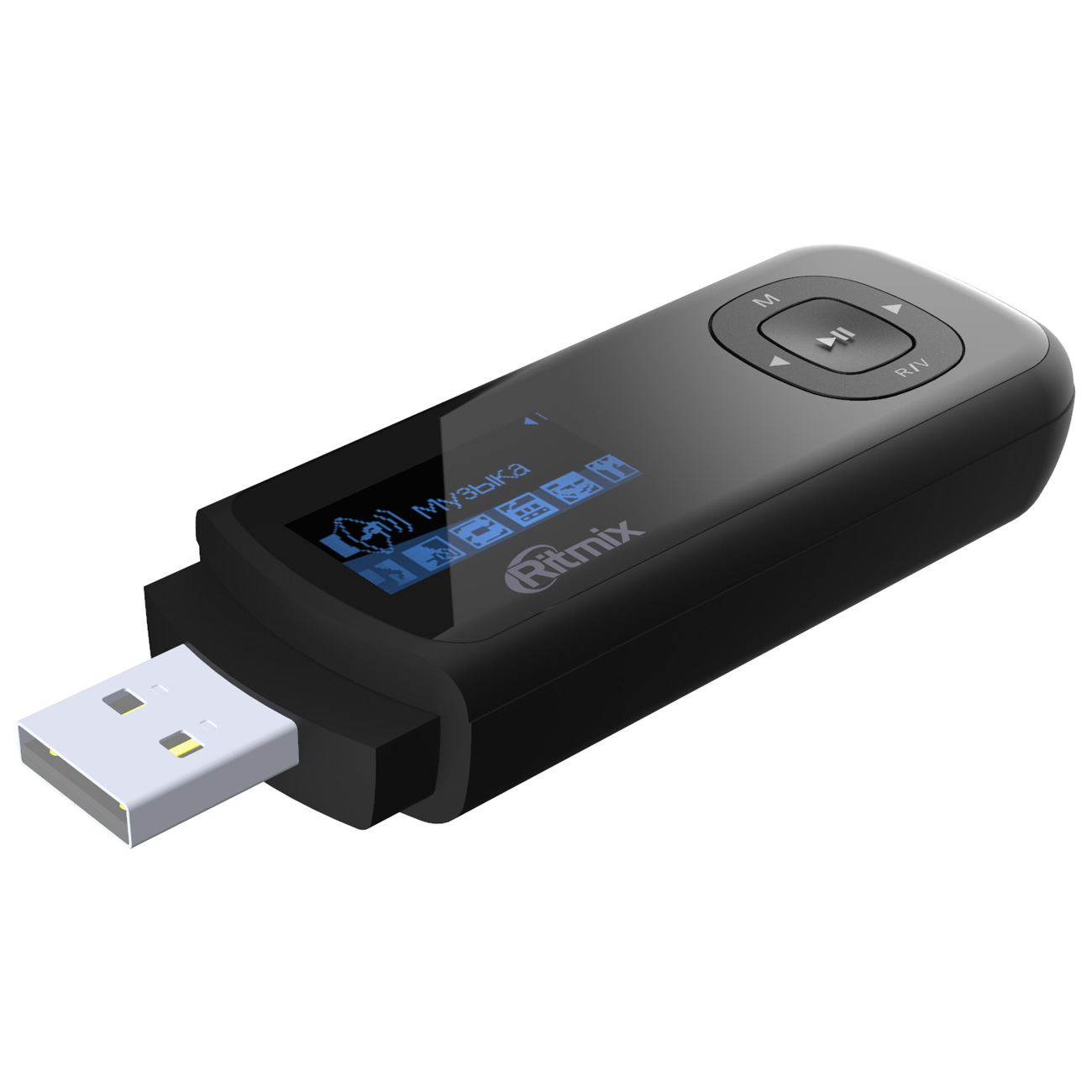 Портативный медиаплеер Ritmix RF-3450 4Gb черный