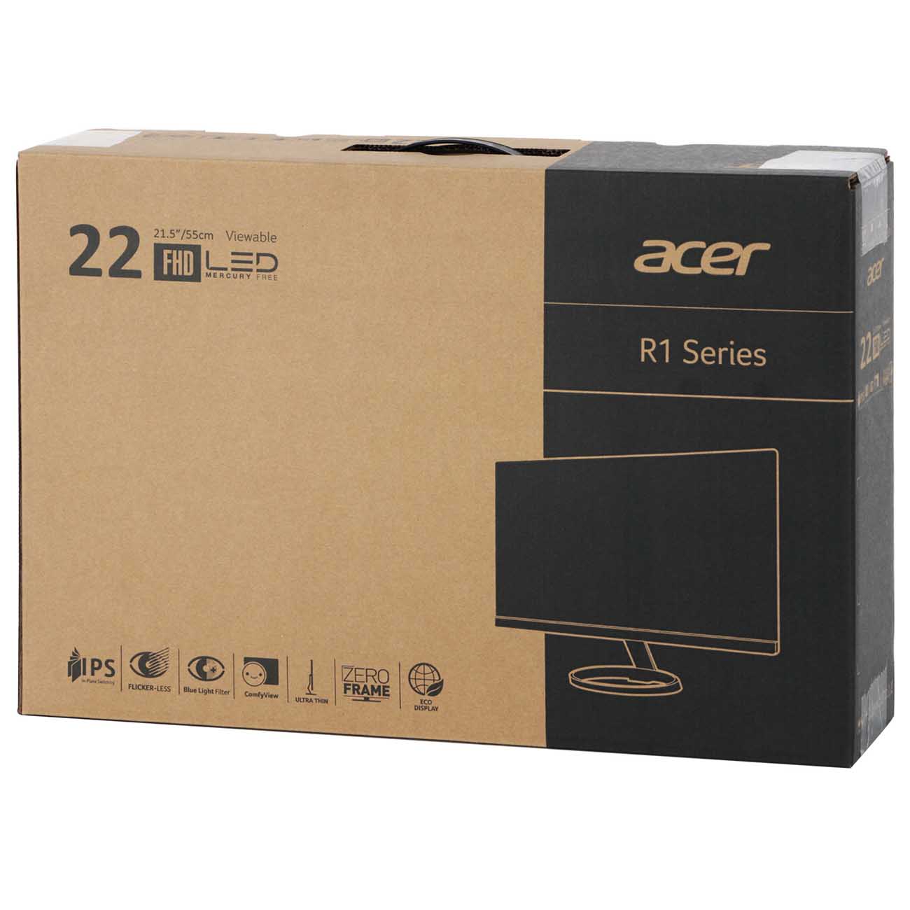 Монитор Acer 21.5" IPS черный R221Qbmid