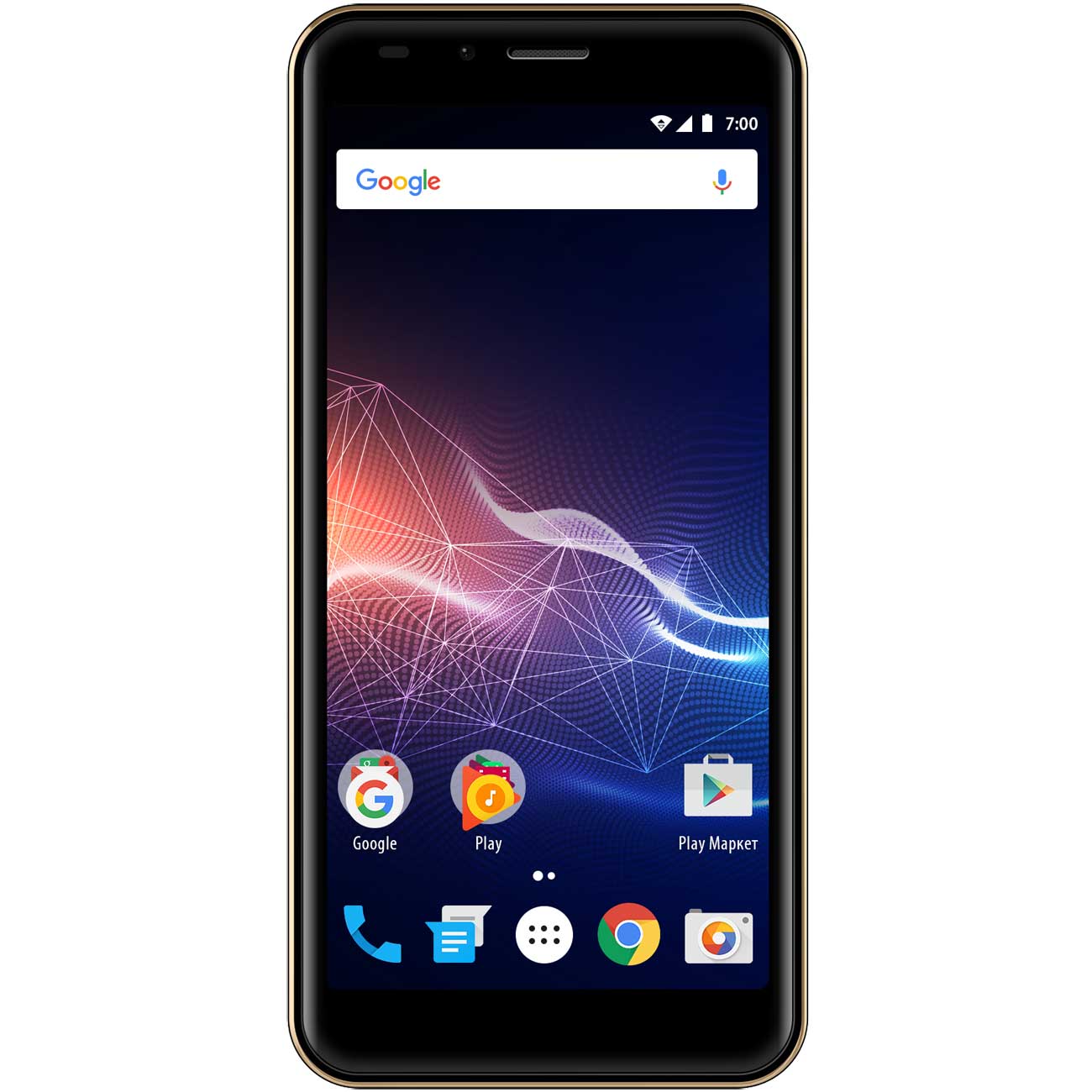 Смартфон Vertex Impress Click 3G золотой