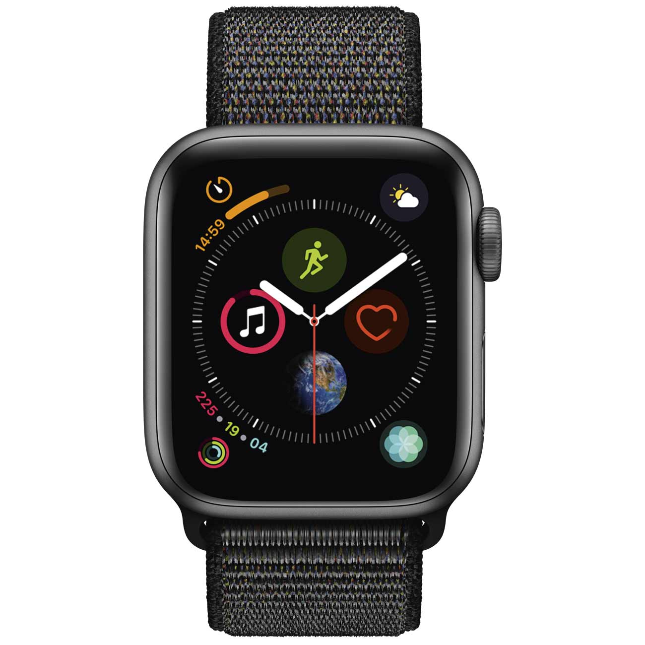 Смарт-часы Apple Watch S4 Sport 40mm SpaceGrey Al/Black Sport Loop