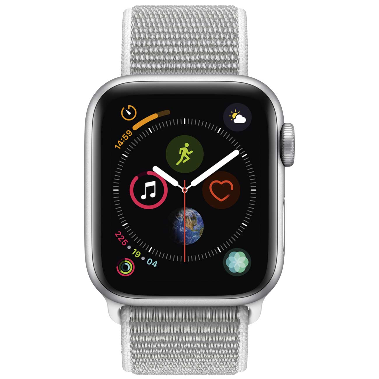 Смарт-часы Apple Watch S4 Sport 44mm SilverAl/Seashell Sport Loop