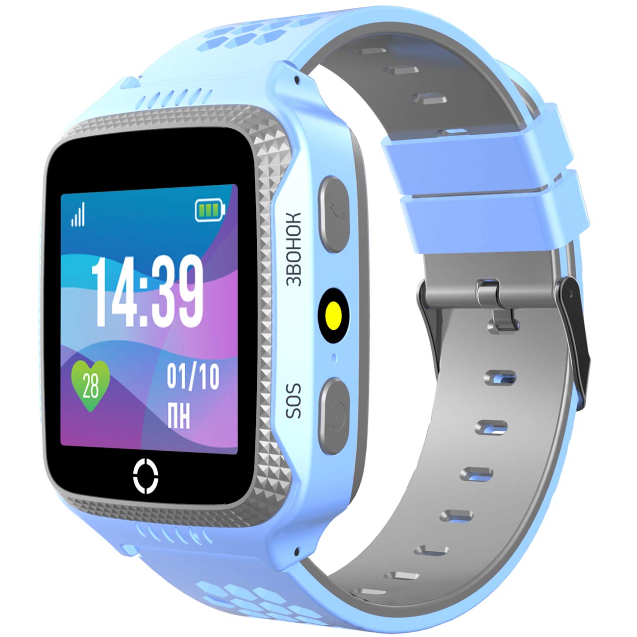 Часы с GPS трекером Jet Kid Scout Grey/Blue фото
